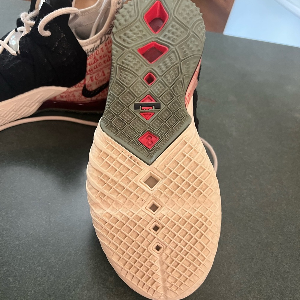 Nike womens basketball shoes.worn 2 times. Almost brand new